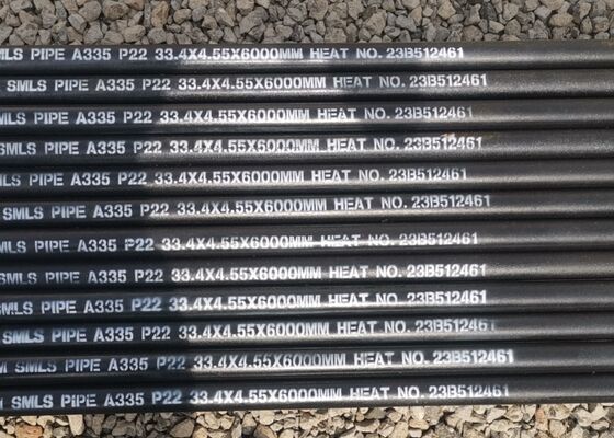Chemical Process Industry ASTM A335 P22 Pipe Seamless Oxidation Resistant