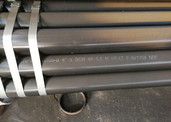 Buen precio Tubo de acero sin costura de alta presión ASTM A106 de grado B API 5L para la transmisión de petróleo y gas en línea