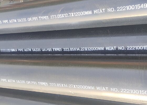 Stroomopwekkende legeringstaal ASTM A335 P91 Pipe Seamless