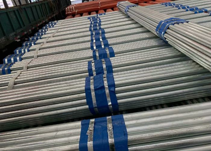 Fluid Galvanized Seamless Steel Pipe ASTM A106 For Cold Water Lines