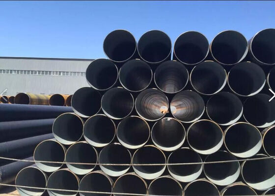 Bon prix Tuyau en acier SSAW API 5L GR.B anti-corrosion pour le transport de pétrole / gaz en ligne