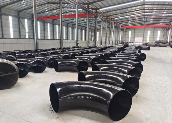 Bom preço Encaixes de tubulação de aço carbono de ASTM A234 WPB para transportar o gás on-line