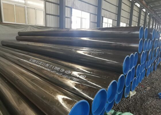 Buon prezzo ASTM A53 GR.B ERW tubi di acciaio tubi neri saldati per impianti idraulici a bassa pressione in linea