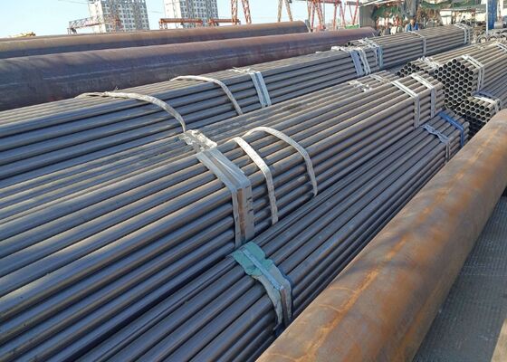 Bom preço ASTM A500 GR.B Tubos de aço soldados Tubos estruturais de aço carbono on-line