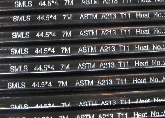 Buon prezzo ASTM A213 T11 Tubo in acciaio in lega per l'industria petrolchimica e della raffinazione in linea