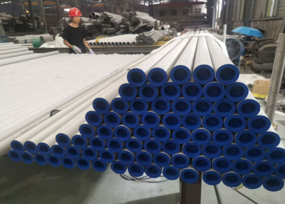 Good price ASTM A790 UNS S32101 Stainless Steel Round Tube Welded For Oil Gas Industry online