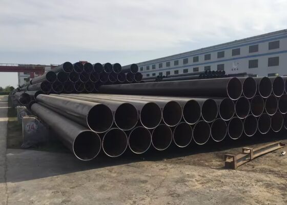 Хорошая цена Труба стальная сварная спиральная с двухсторонней дуговой сваркой высокой прочности X70 / X80 для магистральной транспортировки онлайн