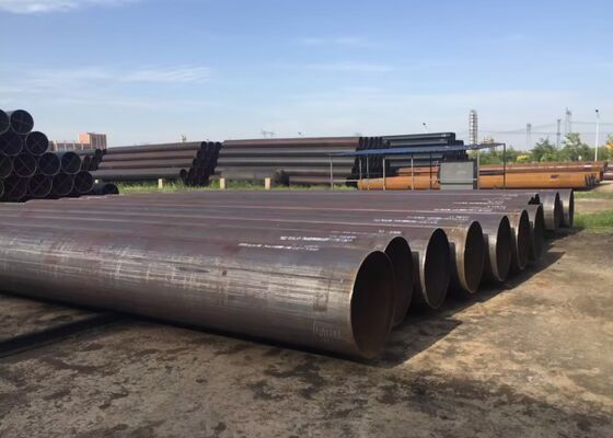 Good price Bare Uncoated LSAW Pipe for General Construction / Piling online