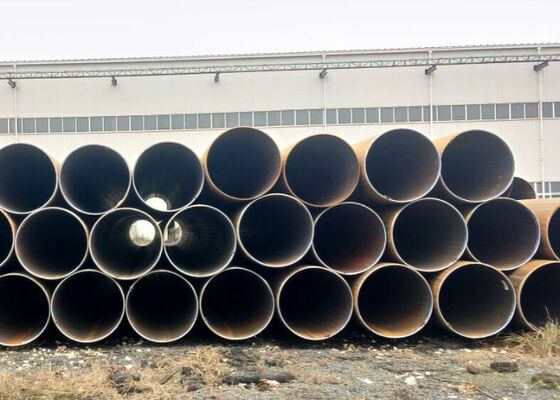 Buon prezzo Tubo LSAW di diametro a lunghezza personalizzata per progetti di trasmissione idrica in linea