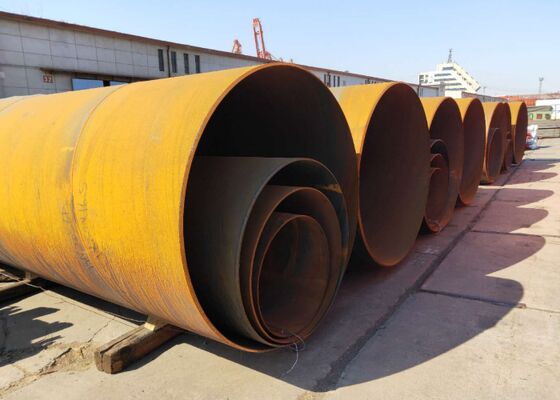 Bon prix Pipe en acier API 5L X56 SSAW pour les structures maritimes ou offshore en ligne