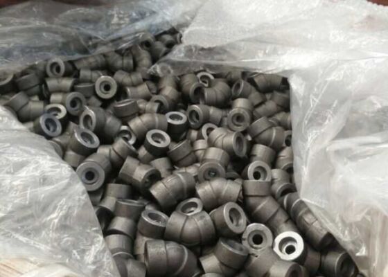 Goede prijs ASME B16.11 Sluitstukken voor sokkiesweisstukken Elbow Tee Coupling Union online