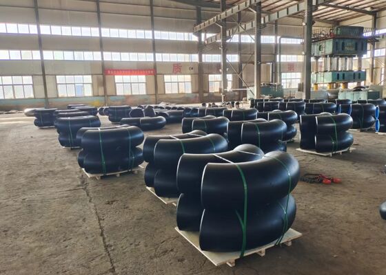 Buon prezzo Raccordi per tubi in acciaio al carbonio ASTM A234 WPB resistenti alla corrosione in linea